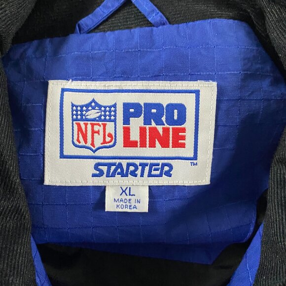 Vintage 90s Starter New England Patriots Jacket Men's XL Pullover NFL Pro Line - Picture 12 of 16